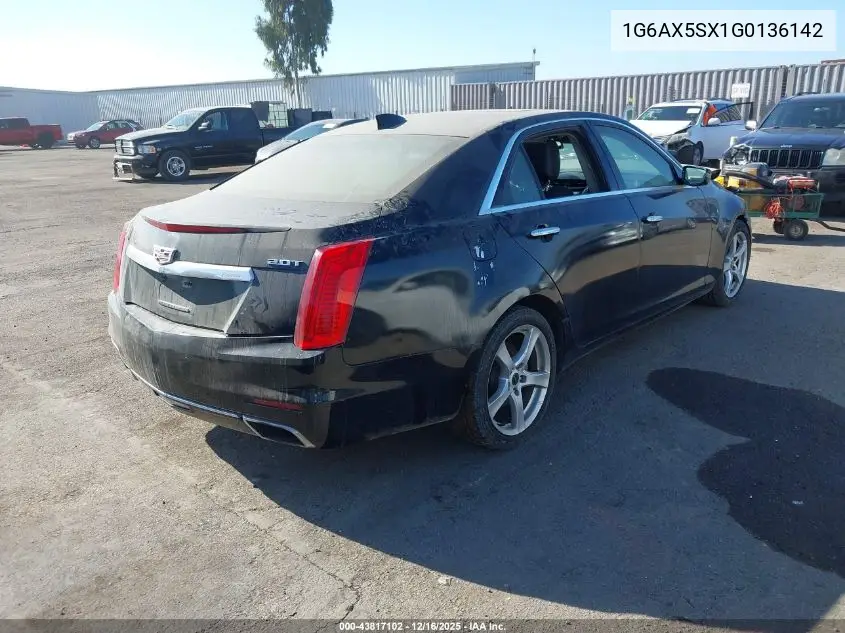 1G6AX5SX1G0136142 2016 Cadillac Cts Luxury Collection