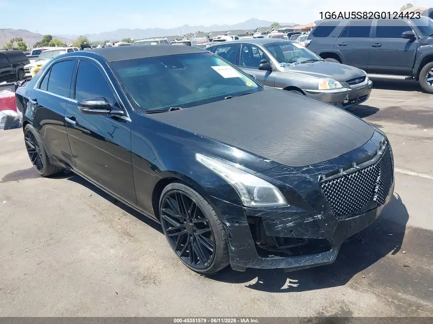 2016 Cadillac Cts V-Sport VIN: 1G6AU5S82G0124423 Lot: 45351579