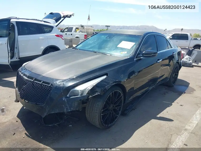 2016 Cadillac Cts V-Sport VIN: 1G6AU5S82G0124423 Lot: 45351579