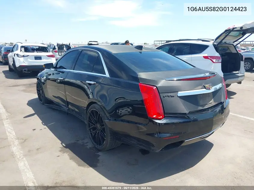2016 Cadillac Cts V-Sport VIN: 1G6AU5S82G0124423 Lot: 45351579