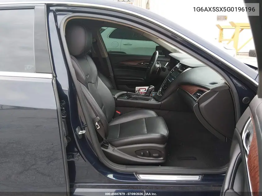2016 Cadillac Cts Luxury Collection VIN: 1G6AX5SX5G0196196 Lot: 45587879