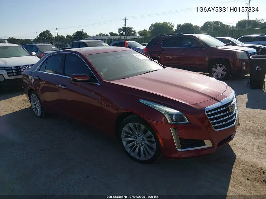 2017 Cadillac Cts Premium Luxury VIN: 1G6AY5SS1H0157334 Lot: 45549870