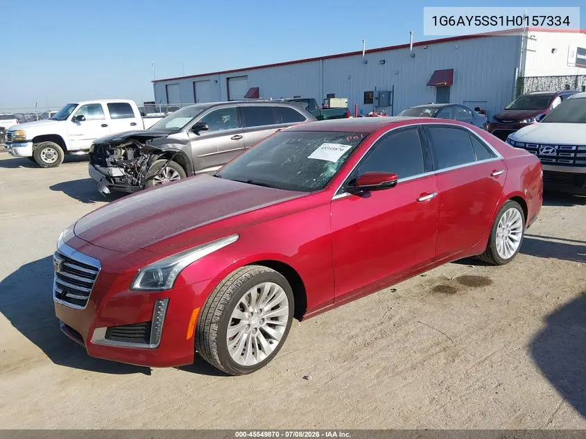 2017 Cadillac Cts Premium Luxury VIN: 1G6AY5SS1H0157334 Lot: 45549870