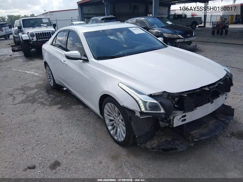 2017 Cadillac Cts Premium Luxury VIN: 1G6AY5SS5H0180017 Lot: 45589968