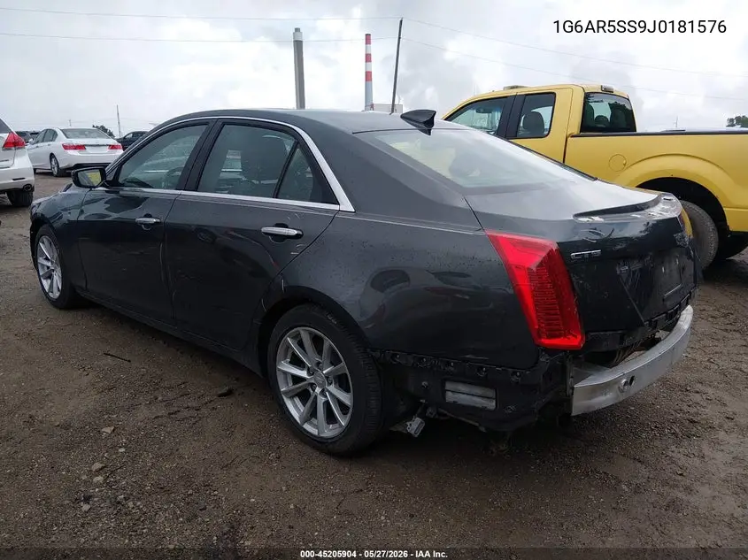2018 Cadillac Cts Luxury VIN: 1G6AR5SS9J0181576 Lot: 45205904