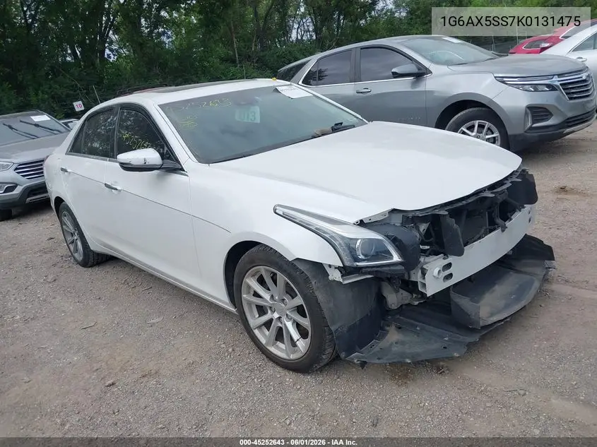 2019 Cadillac Cts Luxury VIN: 1G6AX5SS7K0131475 Lot: 45252643