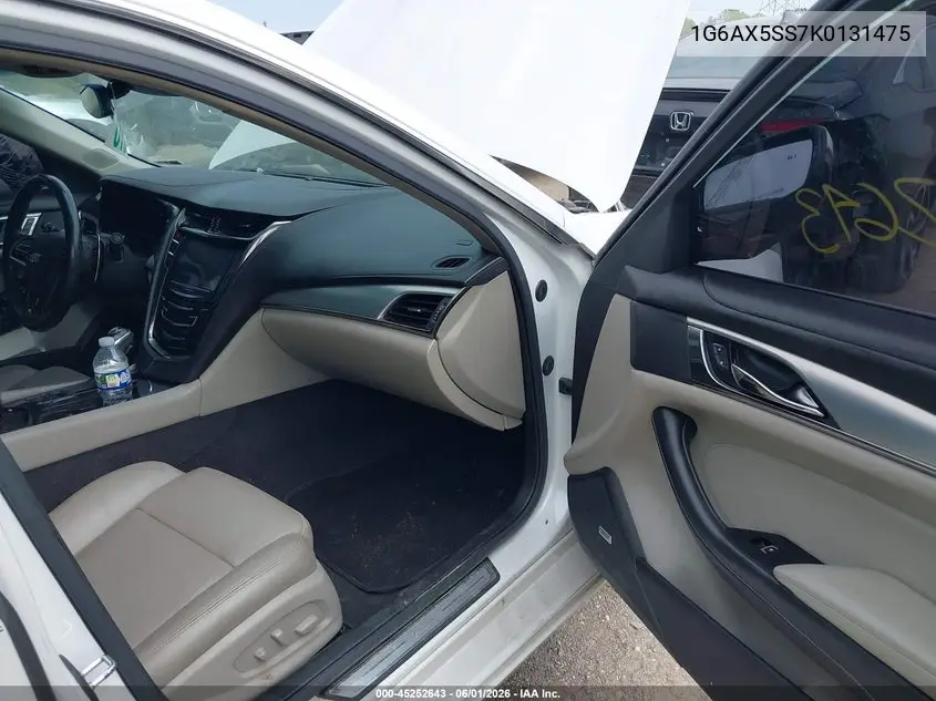2019 Cadillac Cts Luxury VIN: 1G6AX5SS7K0131475 Lot: 45252643