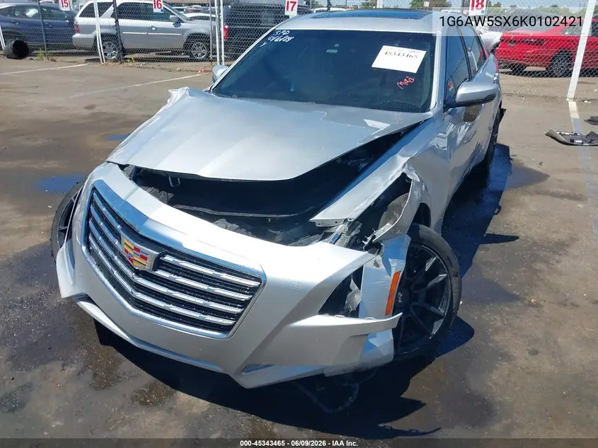 2019 Cadillac Cts Standard VIN: 1G6AW5SX6K0102421 Lot: 45343465