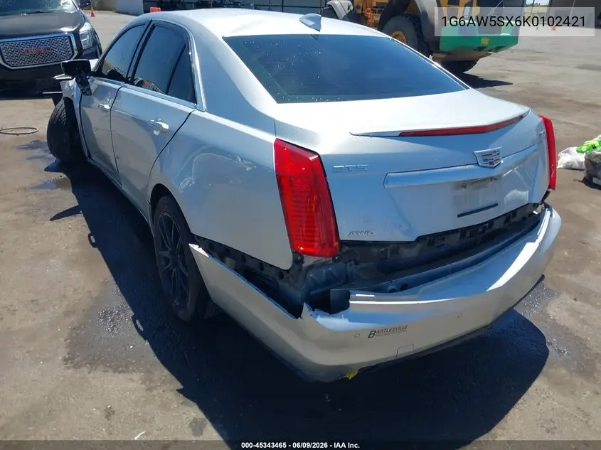 2019 Cadillac Cts Standard VIN: 1G6AW5SX6K0102421 Lot: 45343465