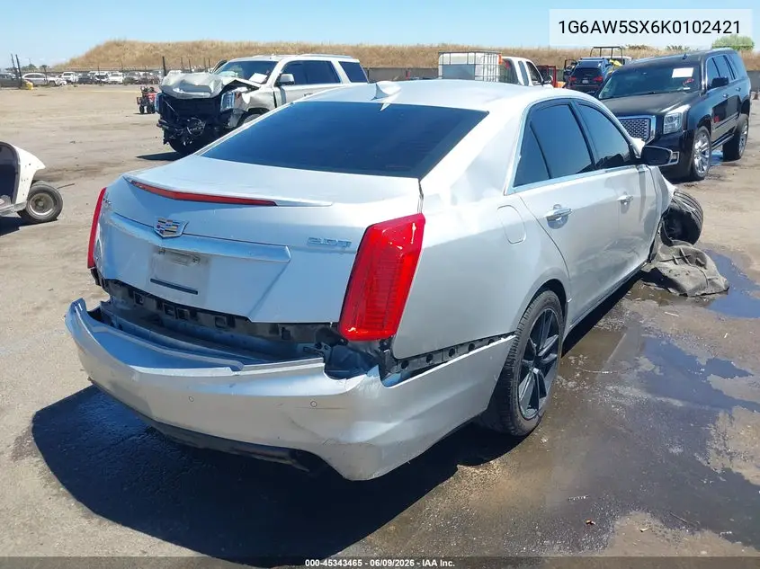 2019 Cadillac Cts Standard VIN: 1G6AW5SX6K0102421 Lot: 45343465