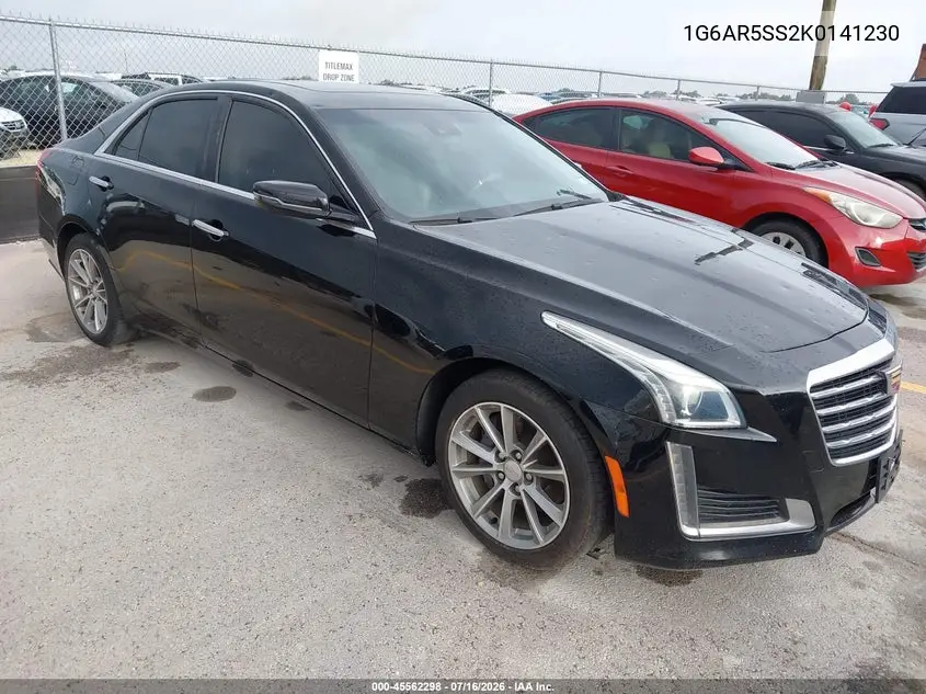 2019 Cadillac Cts Luxury VIN: 1G6AR5SS2K0141230 Lot: 45562298
