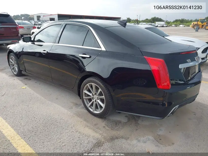 2019 Cadillac Cts Luxury VIN: 1G6AR5SS2K0141230 Lot: 45562298