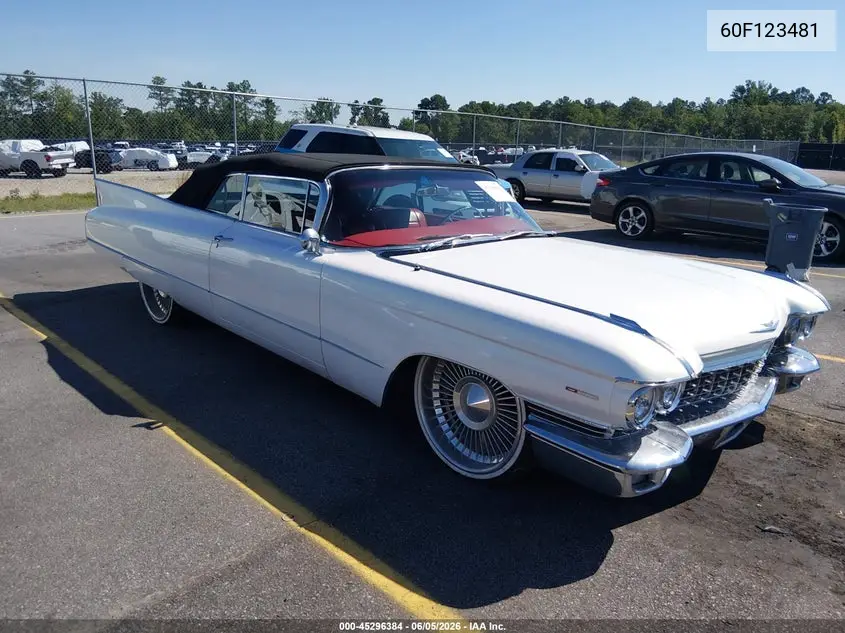 1960 Cadillac Deville VIN: 60F123481 Lot: 45296384