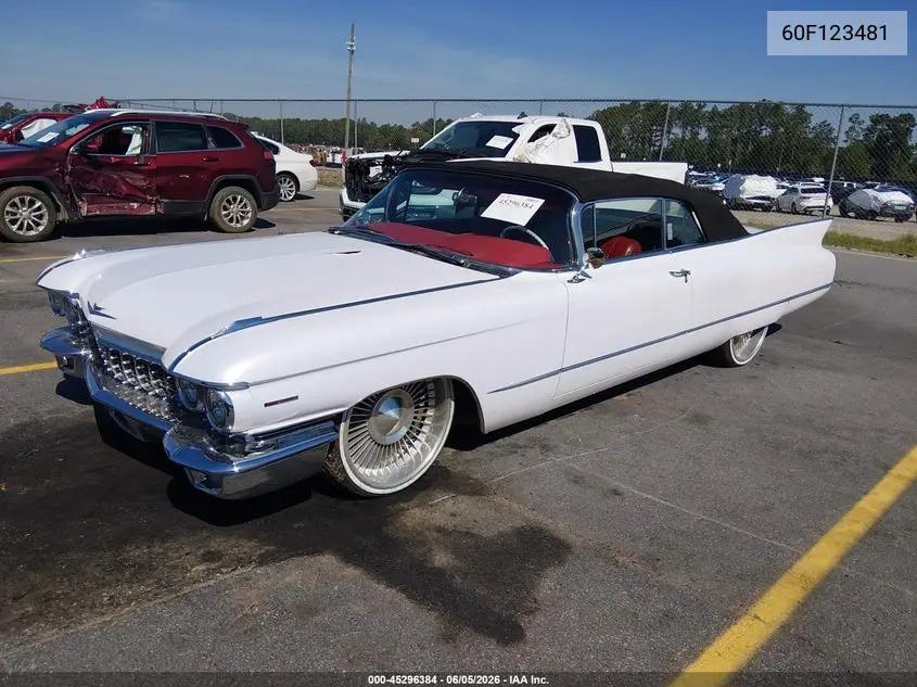 1960 Cadillac Deville VIN: 60F123481 Lot: 45296384