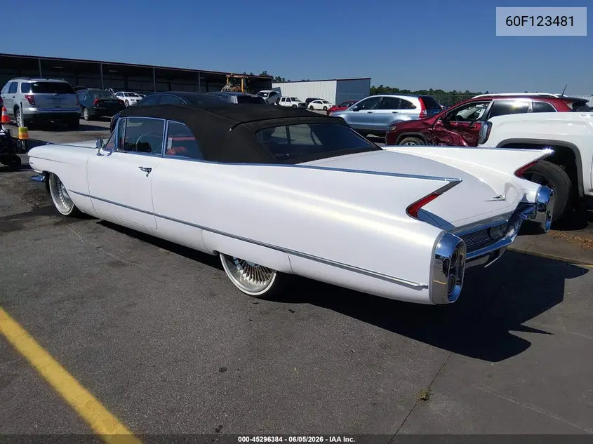 1960 Cadillac Deville VIN: 60F123481 Lot: 45296384