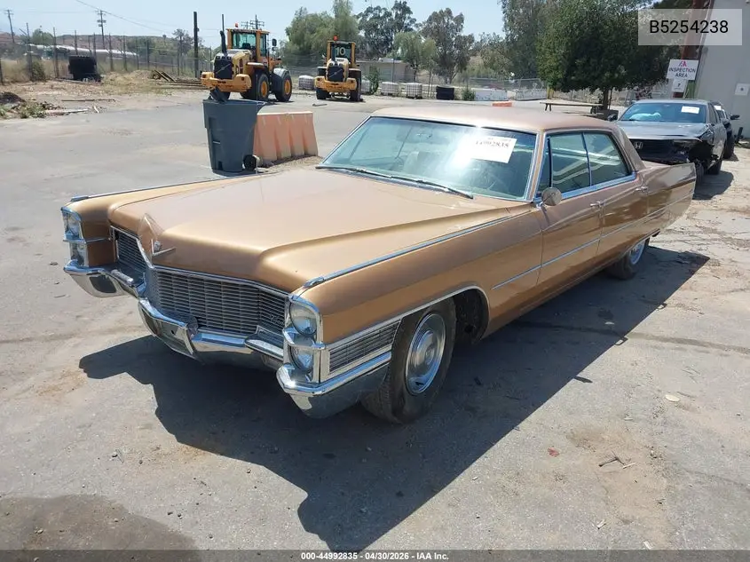 1965 Cadillac Deville VIN: B5254238 Lot: 44992835