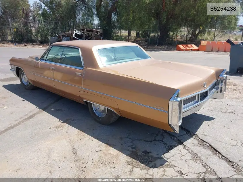 1965 Cadillac Deville VIN: B5254238 Lot: 44992835
