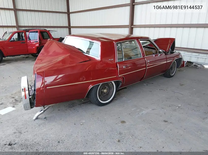 1984 Cadillac Deville VIN: 1G6AM6981E9144537 Lot: 45297235
