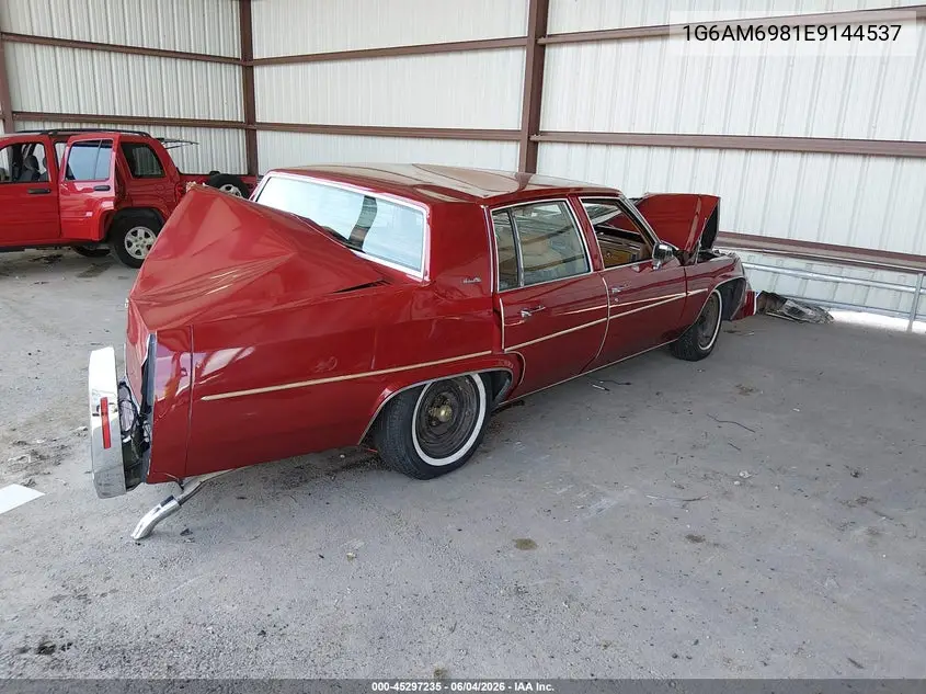 1984 Cadillac Deville VIN: 1G6AM6981E9144537 Lot: 45297235