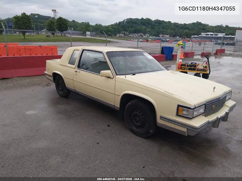 1987 Cadillac Deville VIN: 1G6CD1180H4347055 Lot: 44940145