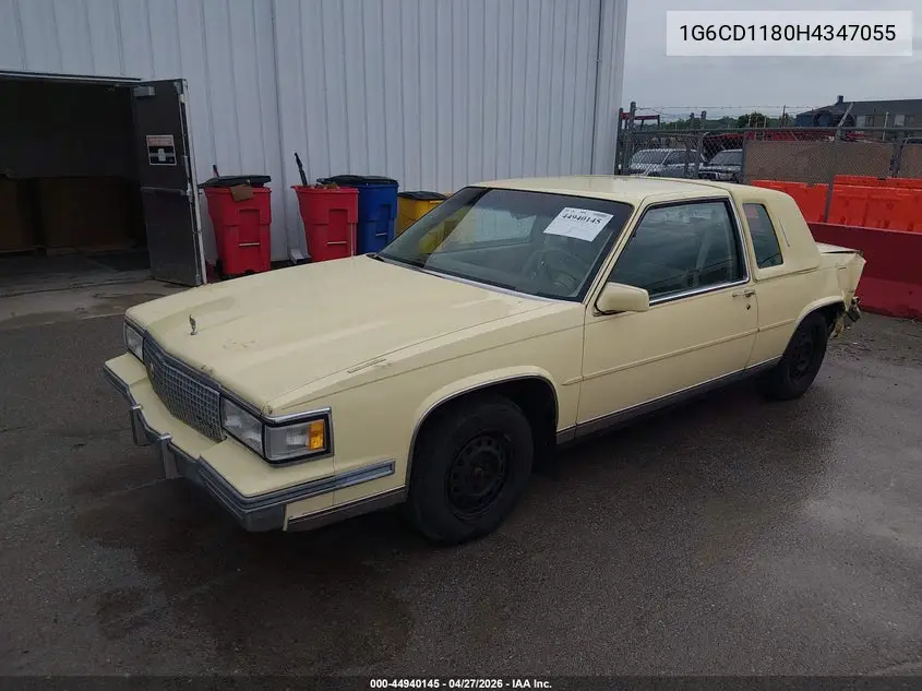 1987 Cadillac Deville VIN: 1G6CD1180H4347055 Lot: 44940145