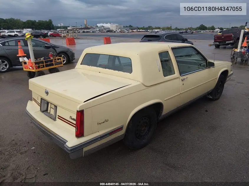 1987 Cadillac Deville VIN: 1G6CD1180H4347055 Lot: 44940145