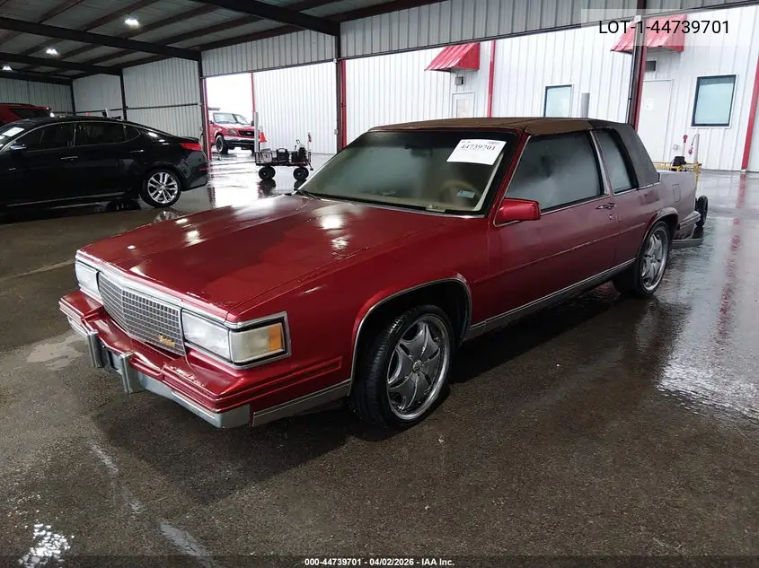 1988 Cadillac Deville VIN: 1G6CD1152J4265730 Lot: 44739701