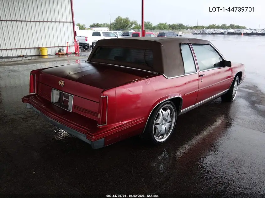 1988 Cadillac Deville VIN: 1G6CD1152J4265730 Lot: 44739701