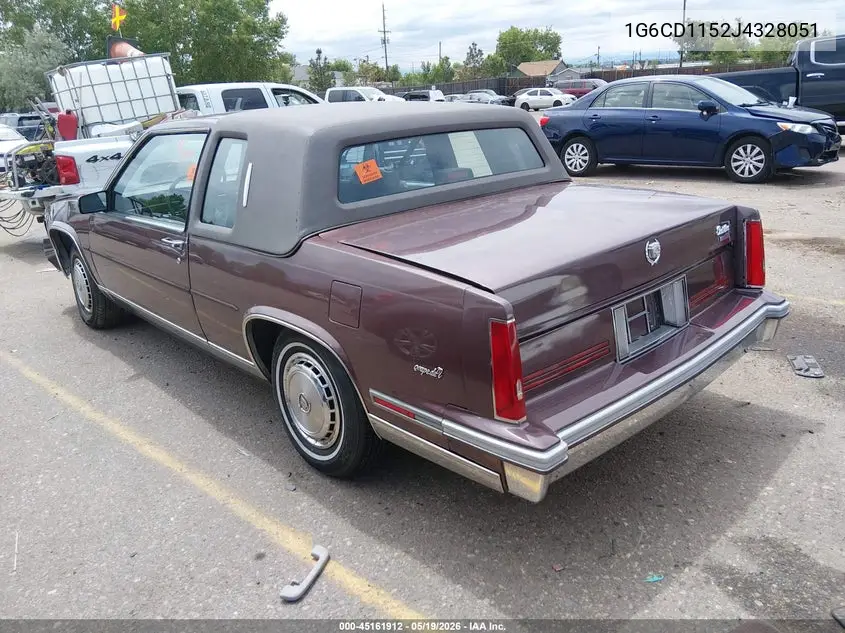 1988 Cadillac Deville VIN: 1G6CD1152J4328051 Lot: 45161912