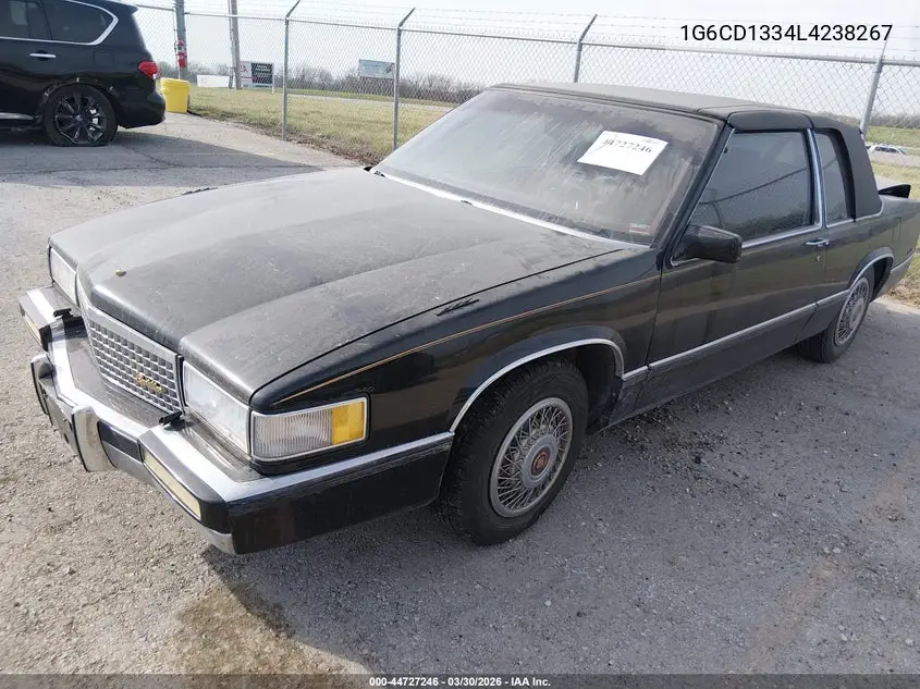 1990 Cadillac Deville VIN: 1G6CD1334L4238267 Lot: 44727246