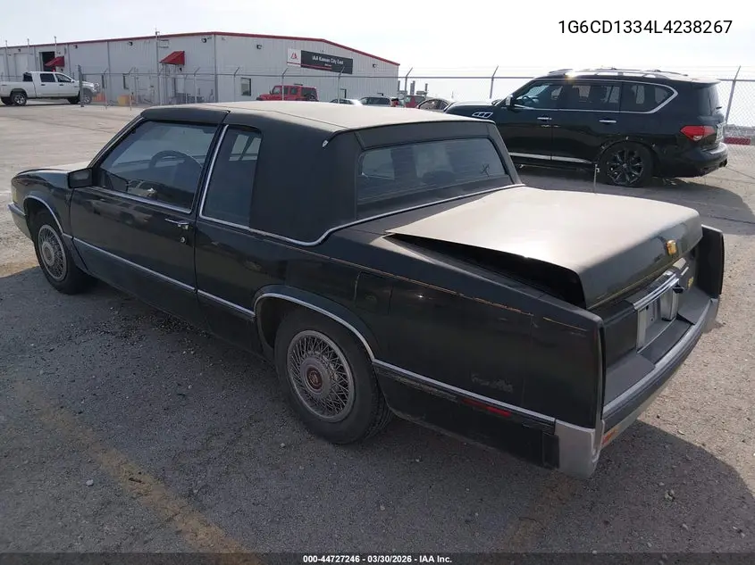 1990 Cadillac Deville VIN: 1G6CD1334L4238267 Lot: 44727246