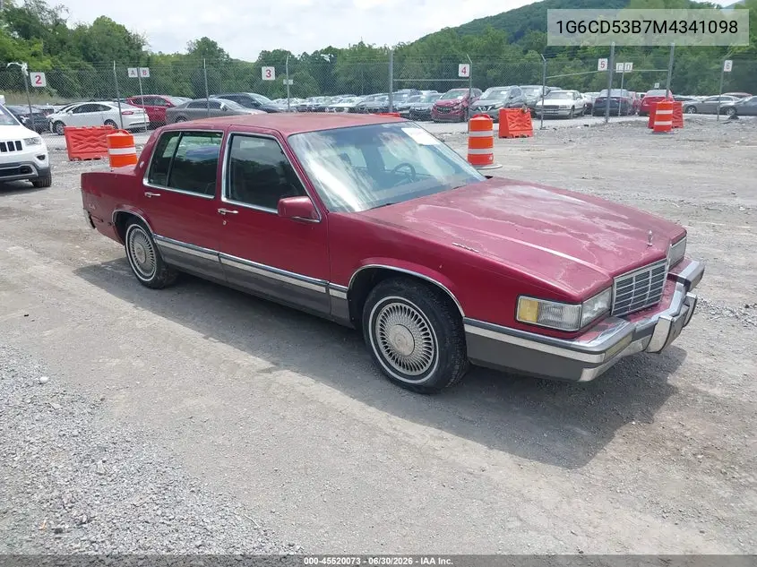 1991 Cadillac Deville VIN: 1G6CD53B7M4341098 Lot: 45520073