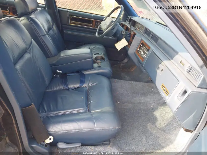 1992 Cadillac Deville VIN: 1G6CD53B1N4204918 Lot: 45415032