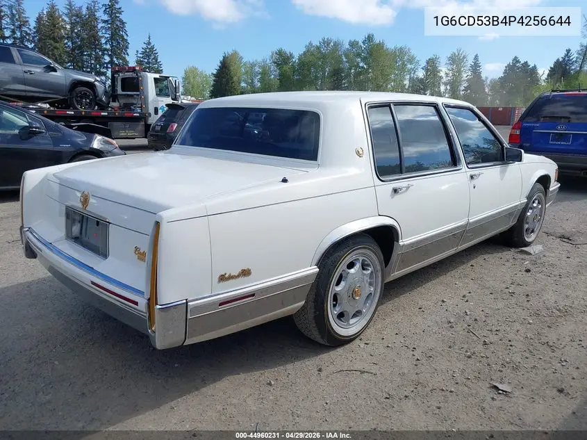 1993 Cadillac Deville VIN: 1G6CD53B4P4256644 Lot: 44960231