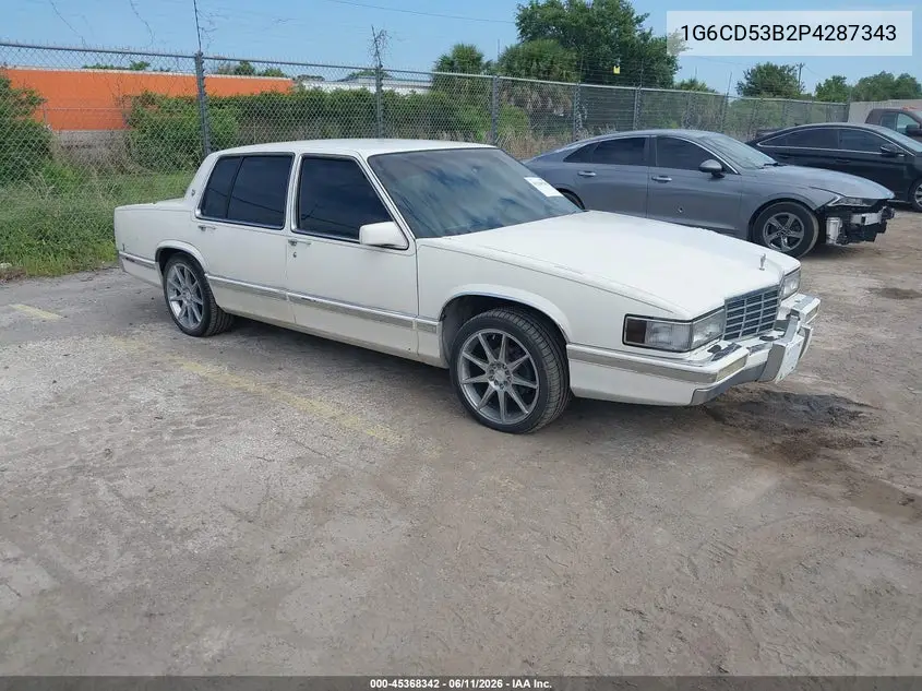 1993 Cadillac Deville VIN: 1G6CD53B2P4287343 Lot: 45368342