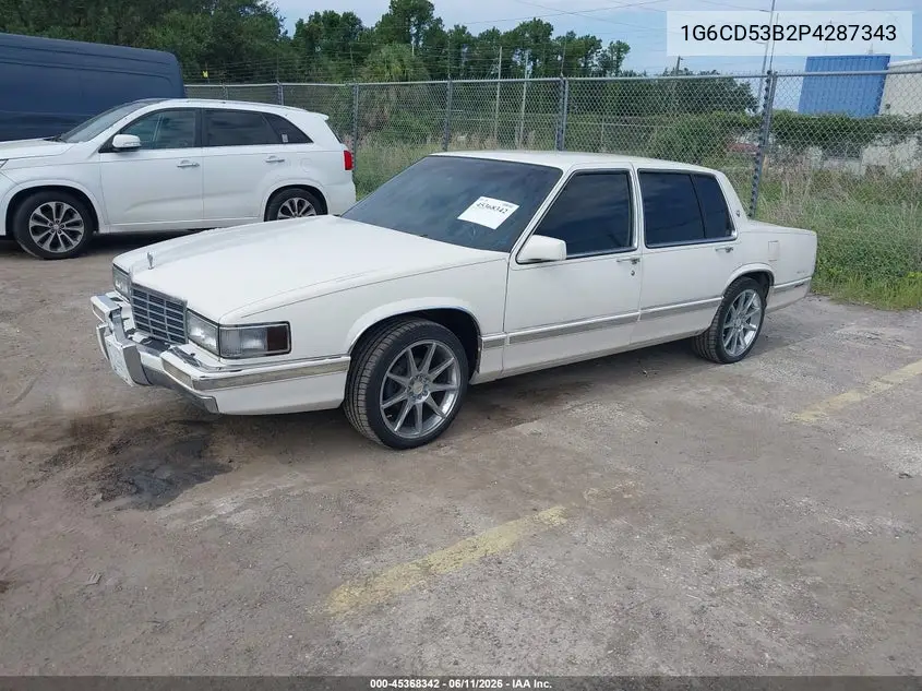 1993 Cadillac Deville VIN: 1G6CD53B2P4287343 Lot: 45368342