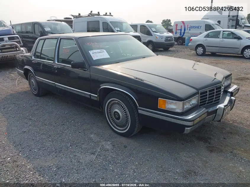 1993 Cadillac Deville VIN: 1G6CD53B8P4295432 Lot: 45628895