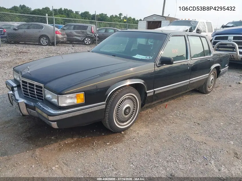 1993 Cadillac Deville VIN: 1G6CD53B8P4295432 Lot: 45628895