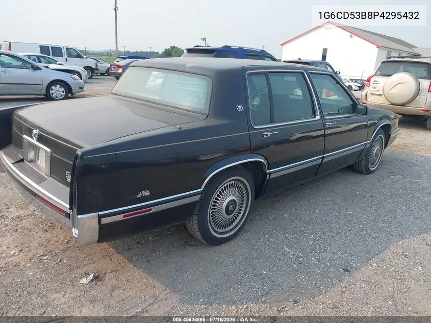 1993 Cadillac Deville VIN: 1G6CD53B8P4295432 Lot: 45628895