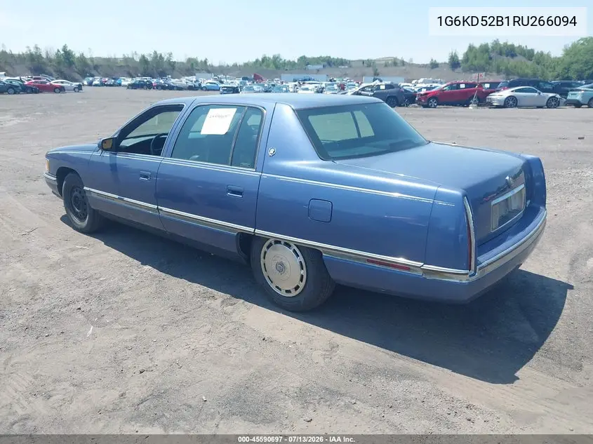 1994 Cadillac Deville VIN: 1G6KD52B1RU266094 Lot: 45590697