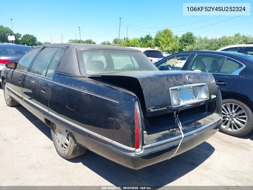 1995 Cadillac Deville Concours VIN: 1G6KF52Y4SU252324 Lot: 45459775