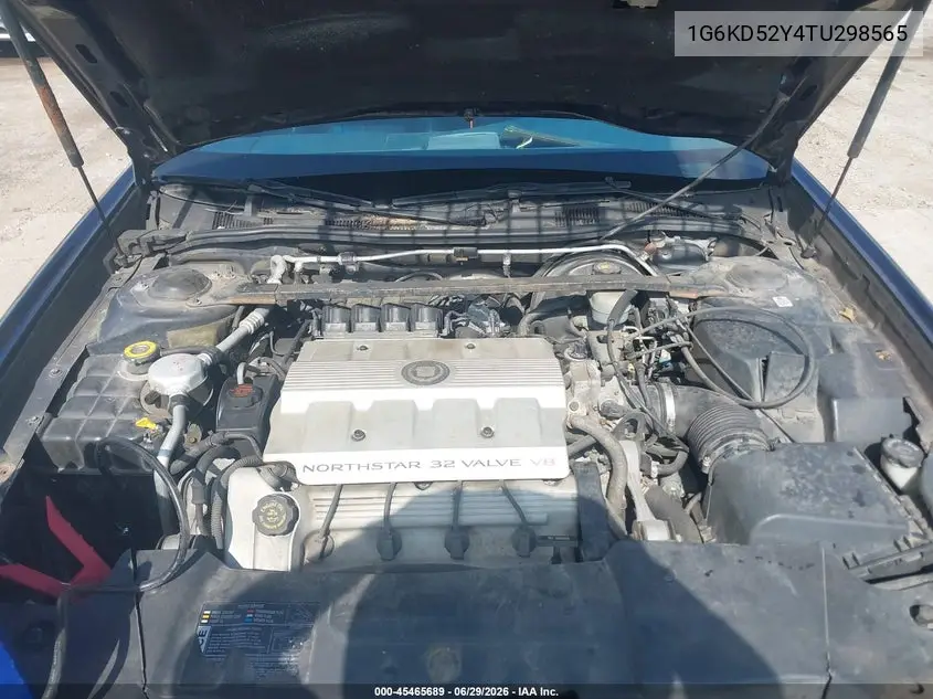 1996 Cadillac Deville VIN: 1G6KD52Y4TU298565 Lot: 45465689