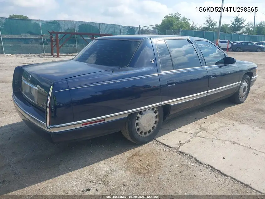1996 Cadillac Deville VIN: 1G6KD52Y4TU298565 Lot: 45465689