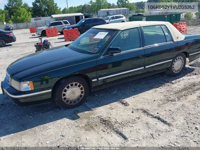 1997 Cadillac Deville Standard VIN: 1G6KD52Y1VU205262 Lot: 44807142