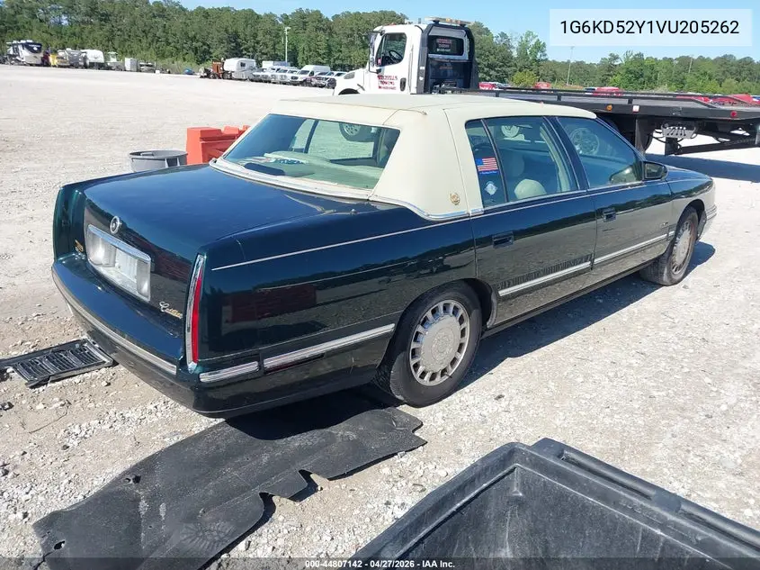 1997 Cadillac Deville Standard VIN: 1G6KD52Y1VU205262 Lot: 44807142