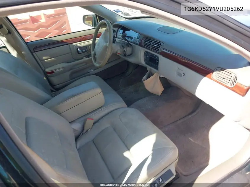 1997 Cadillac Deville Standard VIN: 1G6KD52Y1VU205262 Lot: 44807142