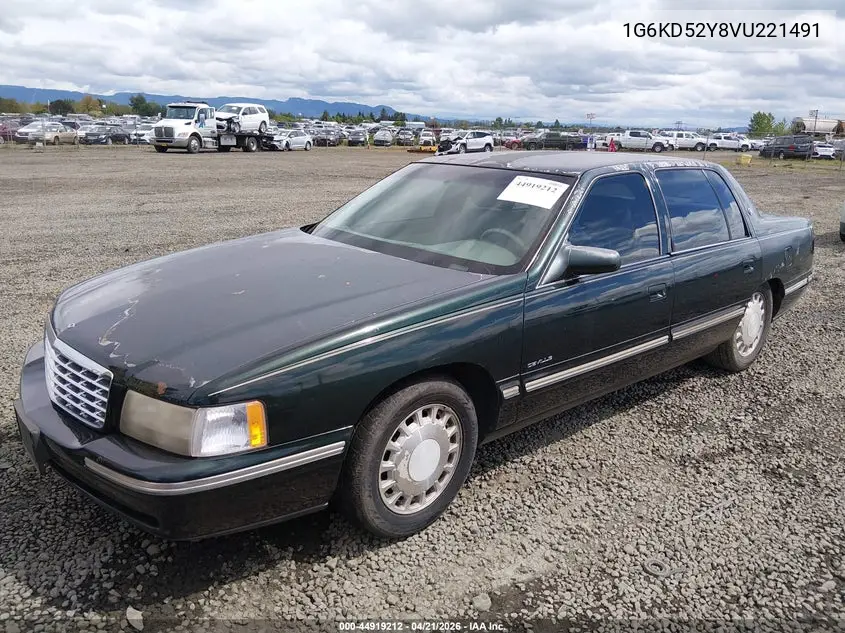 1997 Cadillac Deville Standard VIN: 1G6KD52Y8VU221491 Lot: 44919212