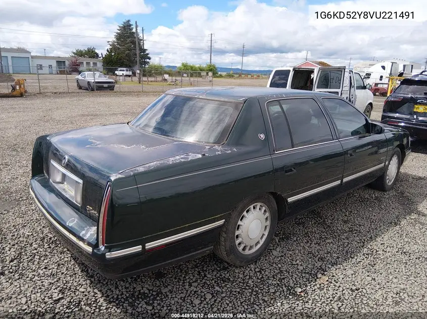 1997 Cadillac Deville Standard VIN: 1G6KD52Y8VU221491 Lot: 44919212
