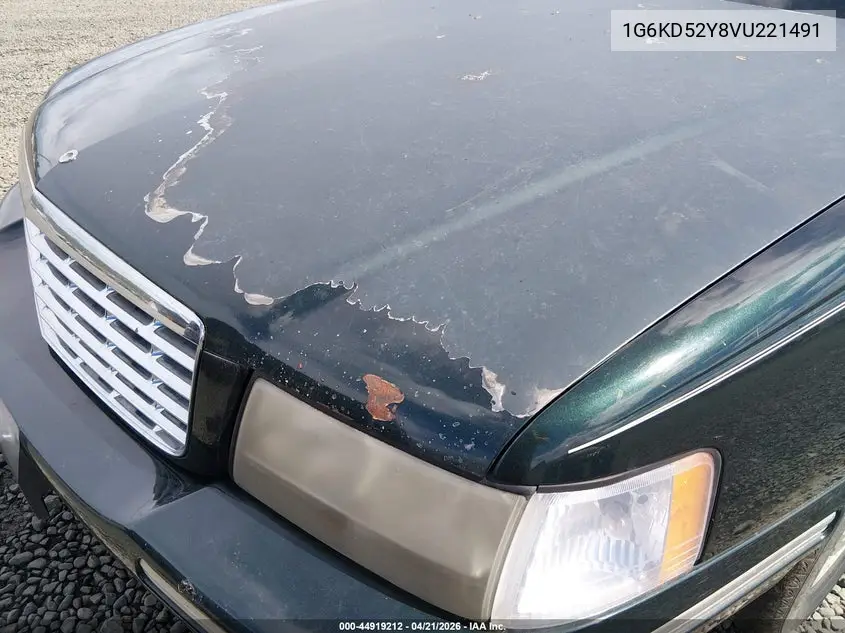 1997 Cadillac Deville Standard VIN: 1G6KD52Y8VU221491 Lot: 44919212