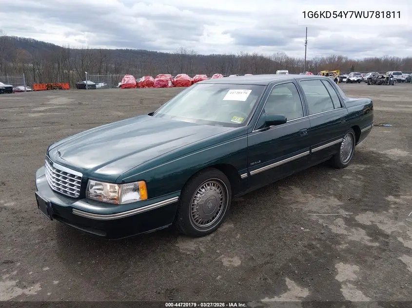 1998 Cadillac Deville Standard VIN: 1G6KD54Y7WU781811 Lot: 44720179